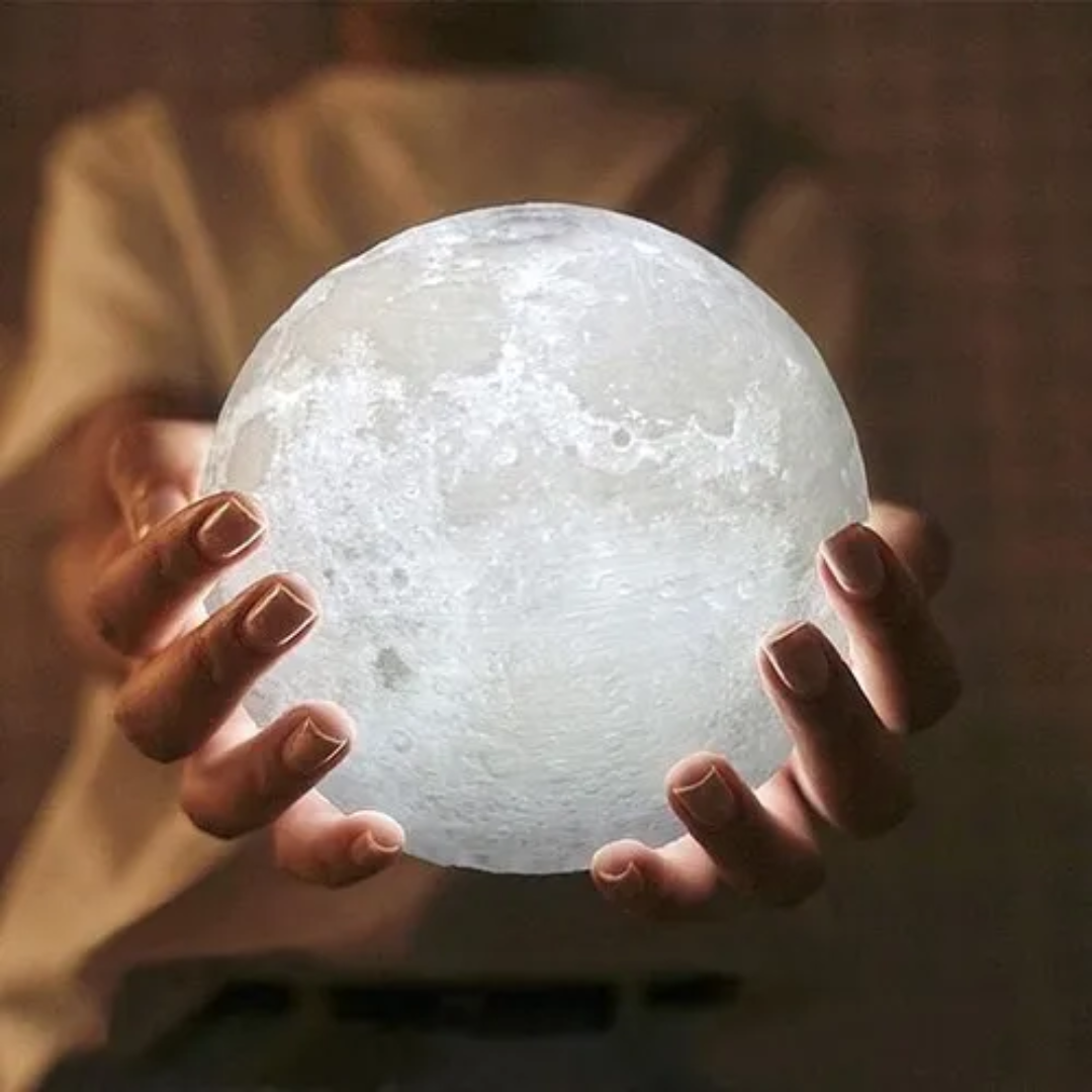 Lámpara de luna: Conecta contigo mismo
